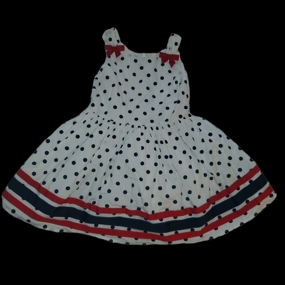 Gymboree Other - Gymboree red, white and blue Polka Dot dress